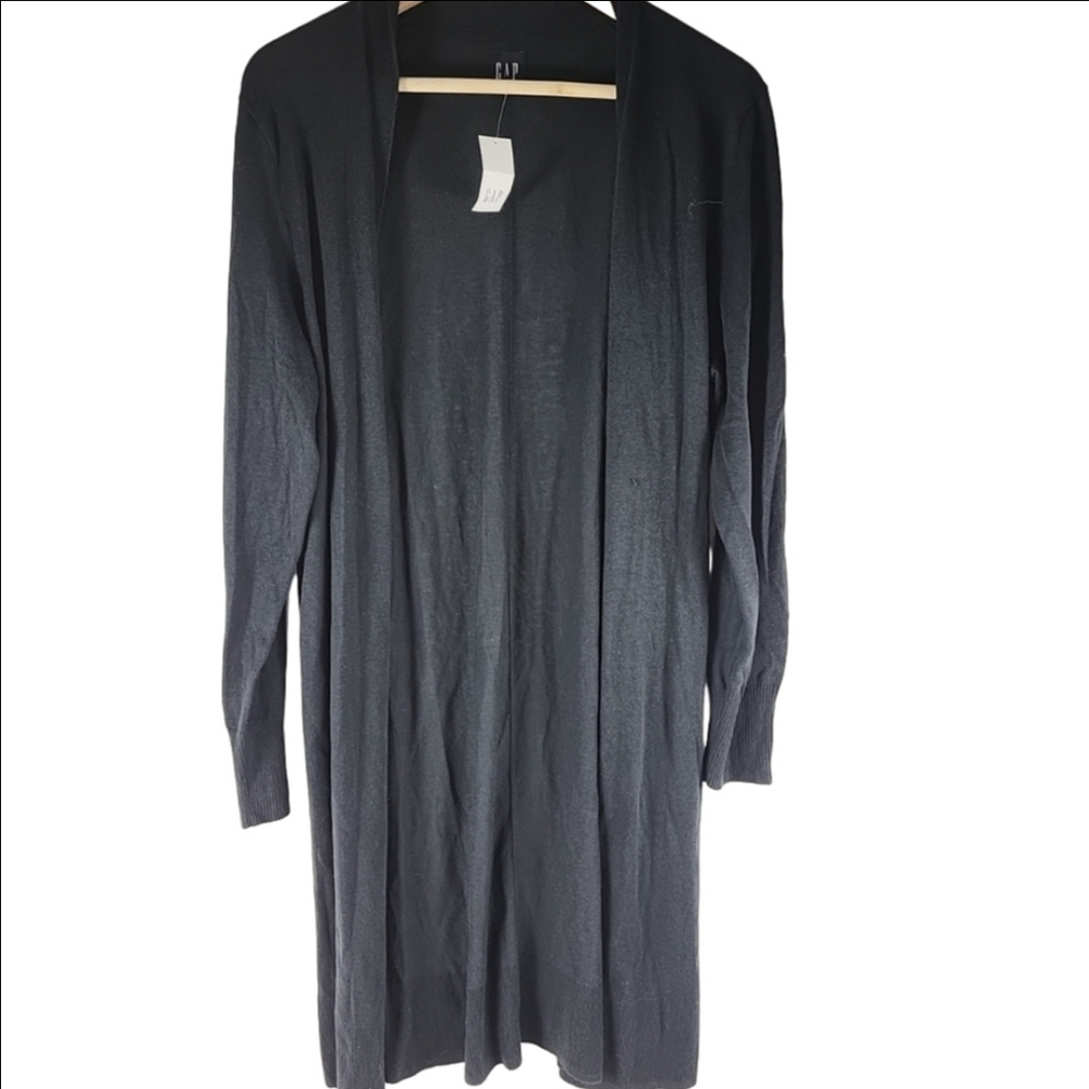 Gap Linen Blend Longline Cardigan Duster